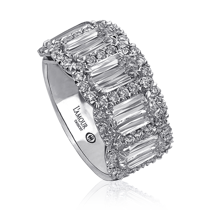 Crisscut New York L’Amour Crisscut® Classic Diamond Band