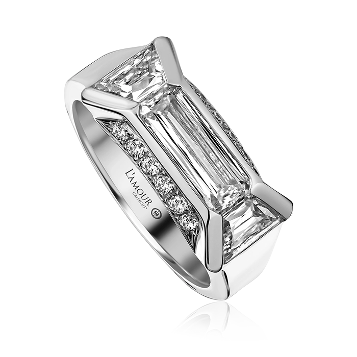 Crisscut New York Crisscut® Emerald Cut Diamond Ring
