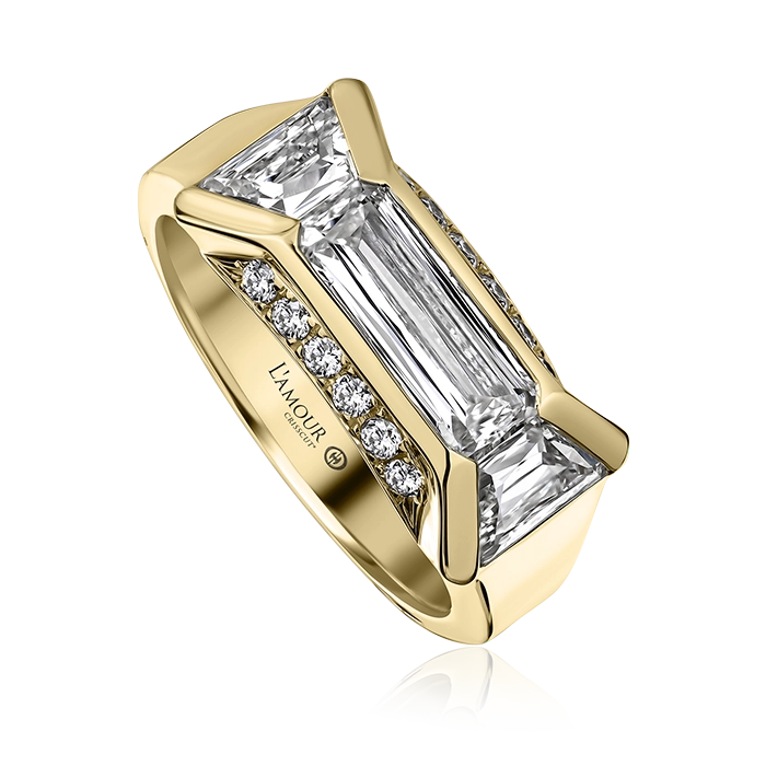 Crisscut New York Crisscut® Emerald Cut Diamond Ring