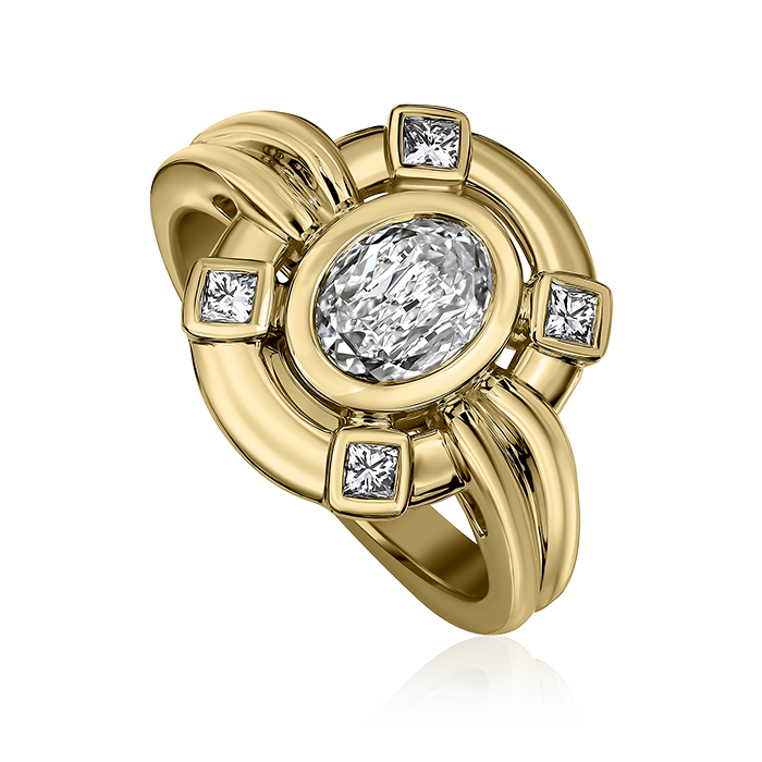 Crisscut New York L’Amour Crisscut® Oval Diamond Ring