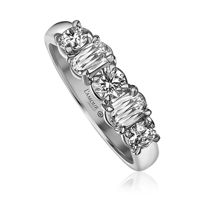 Crisscut New York L’Amour Crisscut® Classic & Crisscut® Round Diamond Band