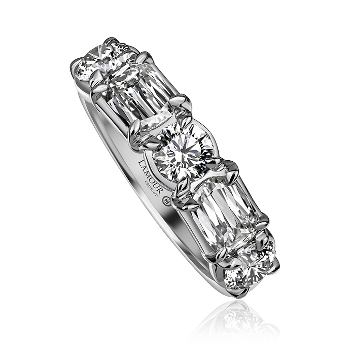 Crisscut New York L’Amour Crisscut® Classic & Crisscut® Round Diamond Band