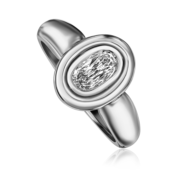 Crisscut New York L’Amour Crisscut® Oval Diamond Ring