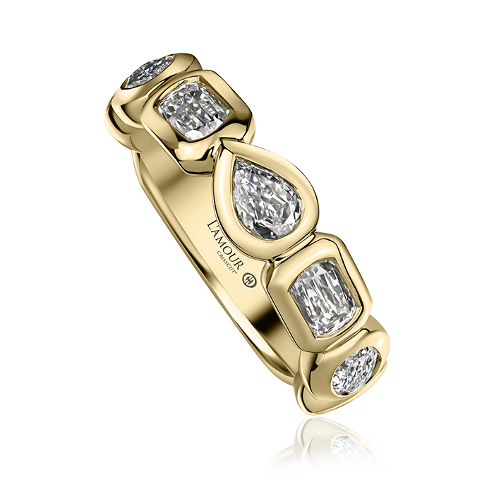 Crisscut New York L’Amour Crisscut® Mixed Shape Diamond Band