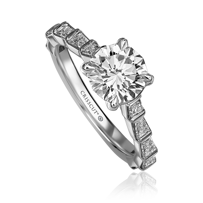 Crisscut New York Crisscut® Round Enagement Ring