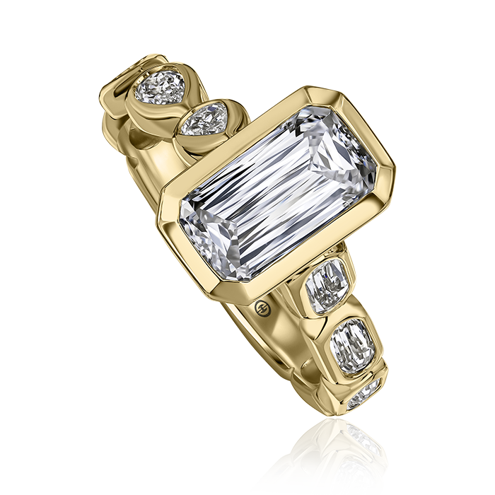 Crisscut New York Crisscut® Emerald cut Diamond Engagement Ring