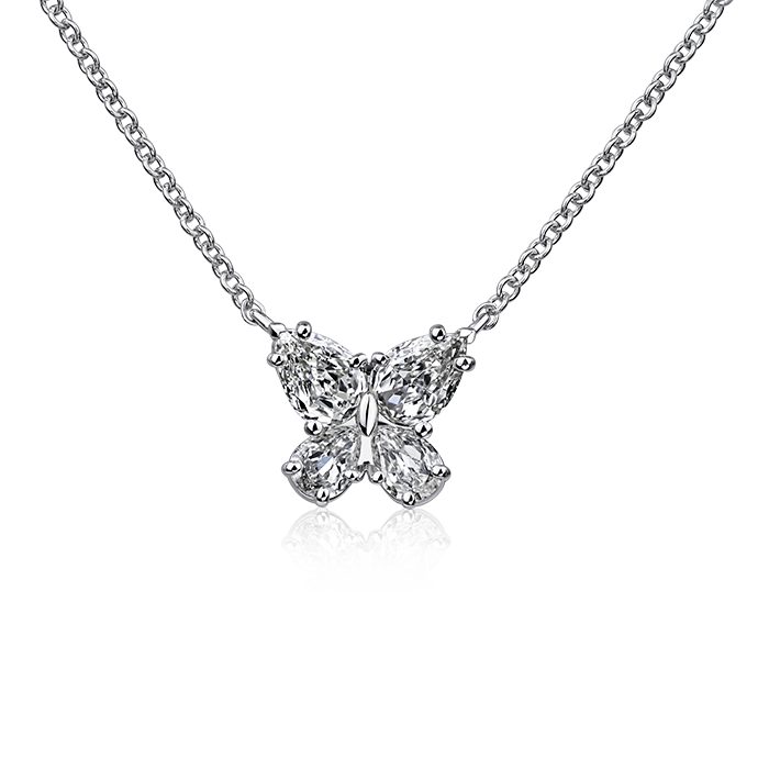 Crisscut New York Love Luxe L’Amour Crisscut® Diamond Butterfly Pendant
