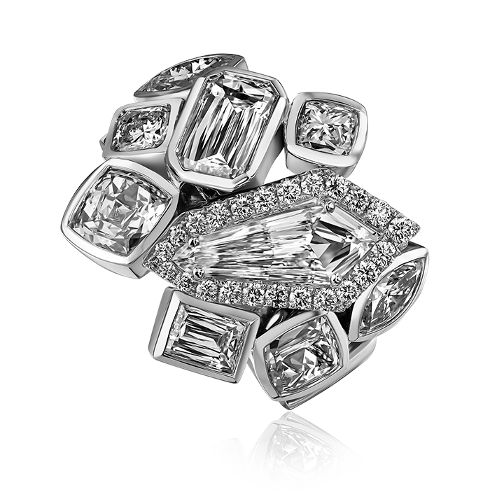 Crisscut New York Multi Shape Crisscut® Diamond Ring