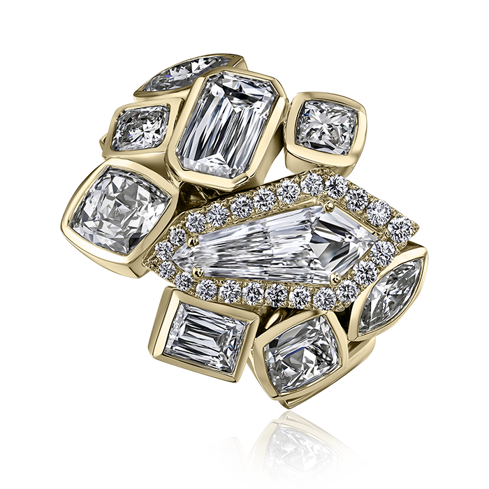 Crisscut New York Multi Shape Crisscut® Diamond Ring