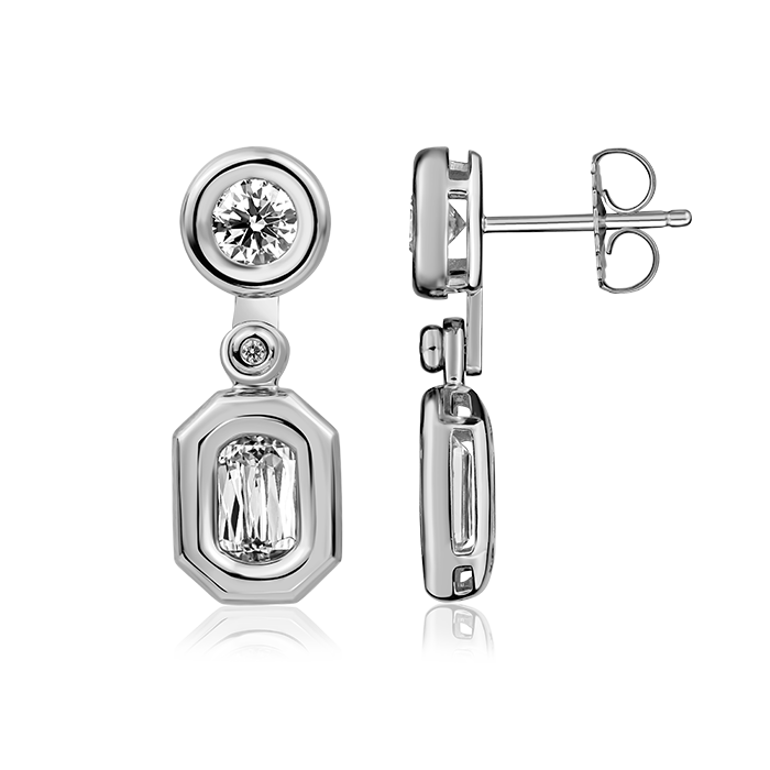 Crisscut New York L’Amour Crisscut® Classic Diamond Earrings