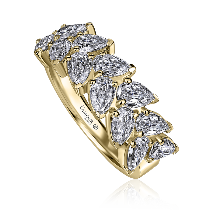 Crisscut New York L’Amour Crisscut® Pear-Shape Diamond Ring