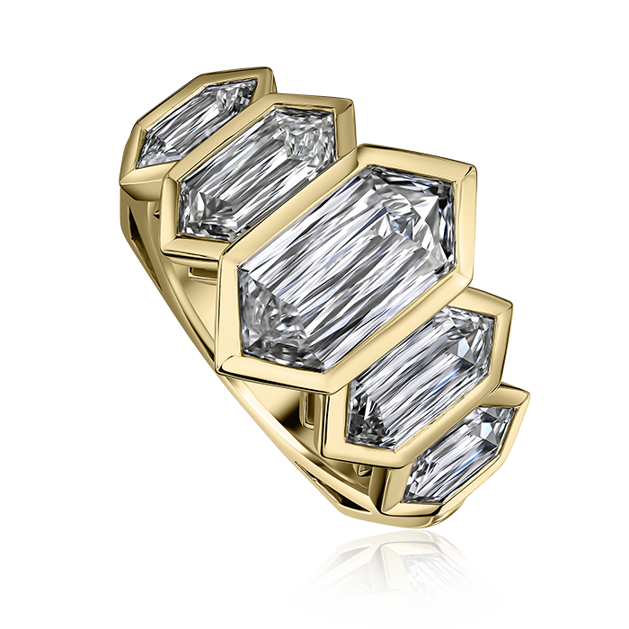 Crisscut New York Hexagon Crisscut® Diamond Band