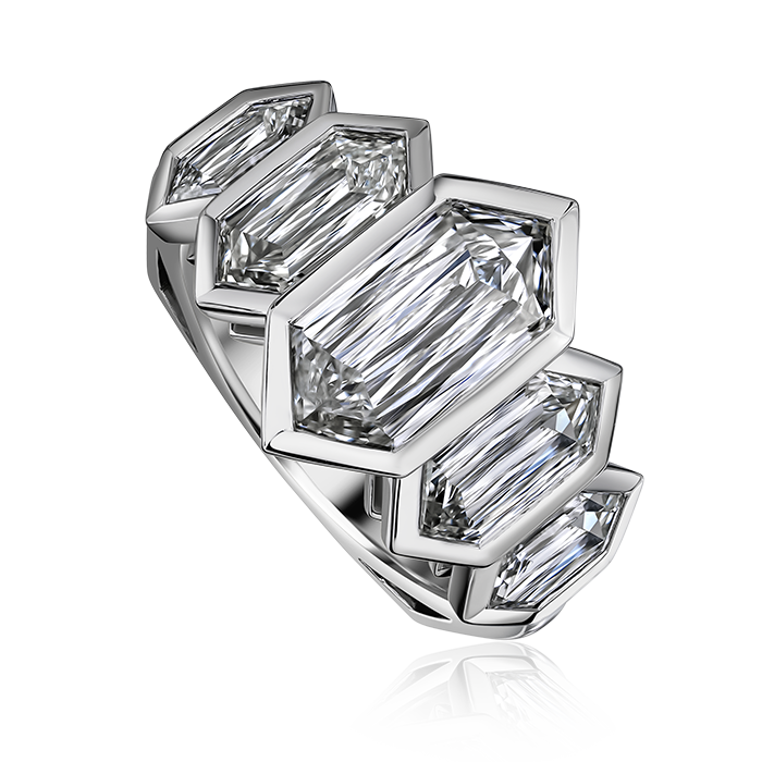 Crisscut New York Hexagon Crisscut® Diamond Band