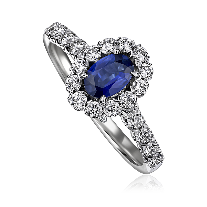Crisscut New York Sapphire Ring