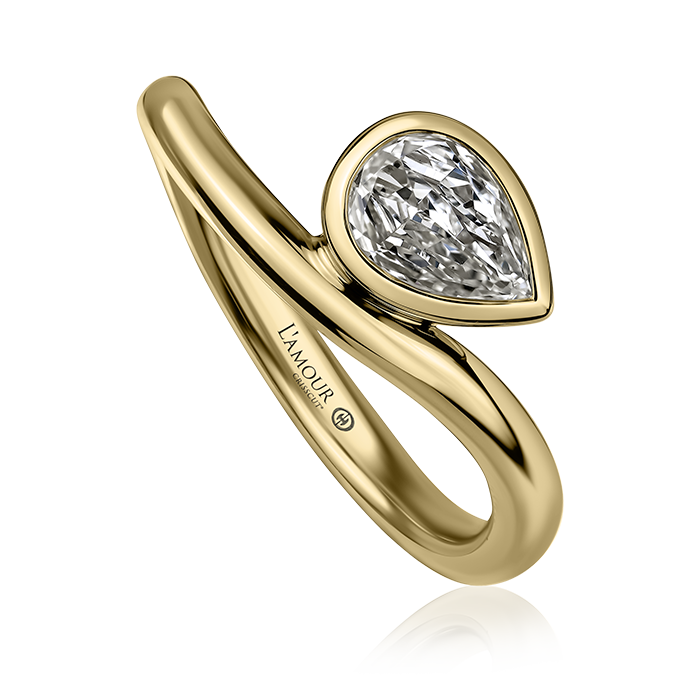 Crisscut New York L’Amour Crisscut® Pear-Shape Diamond Ring